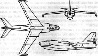 Схема гидросамолета Бе-10