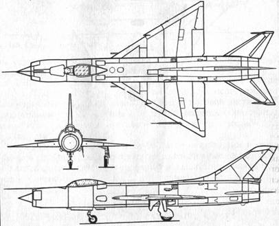 Схема опытного истребителя ПТ-8