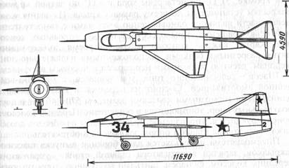 Схема самолета Як-1000