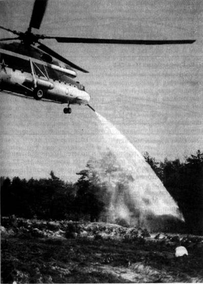Ми-6ПЖ2 при тушении пожара