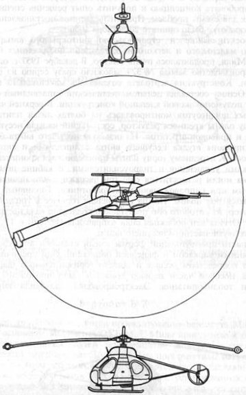 Схема вертолета В-7