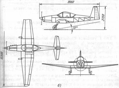 Схема самолета 'РИИГА-3'